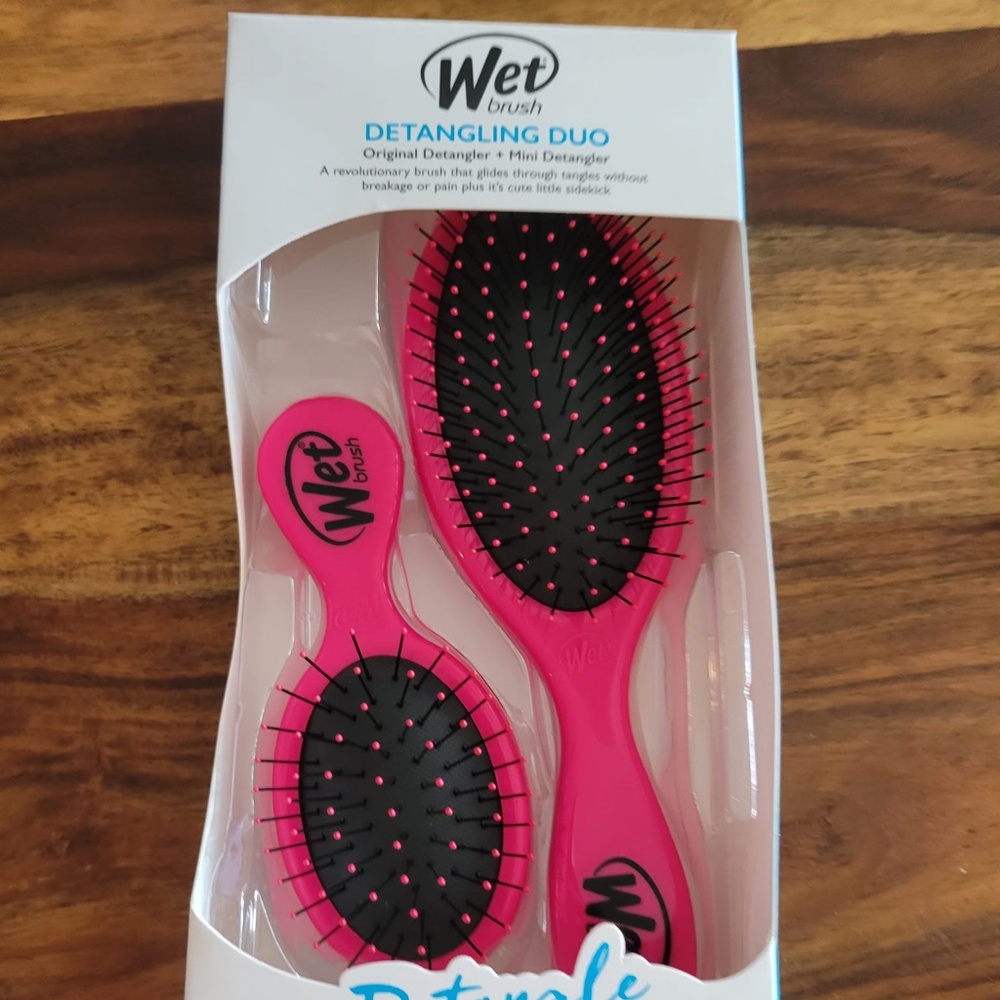 Wet brush detangling duo brand new